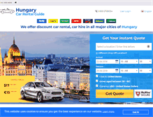 Tablet Screenshot of hungarycar.com